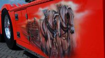 Supertruck FERNFAHRER 12-2010, Scania T 164 Torpedo von Chris Verbeek aus Holland, Seitenverkleidung, Airbrush
