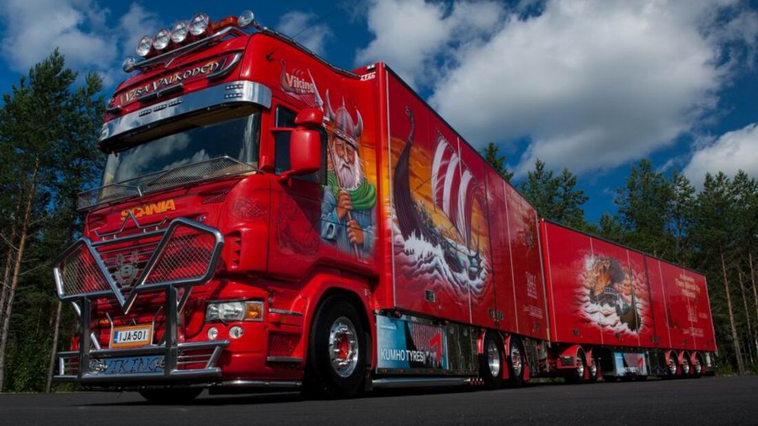 Supertruck FERNFAHRER 13-2010, Scania ""Viking"" von Visa Valkonen aus Finnland 