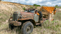 Supertruck Zil Blockhütte