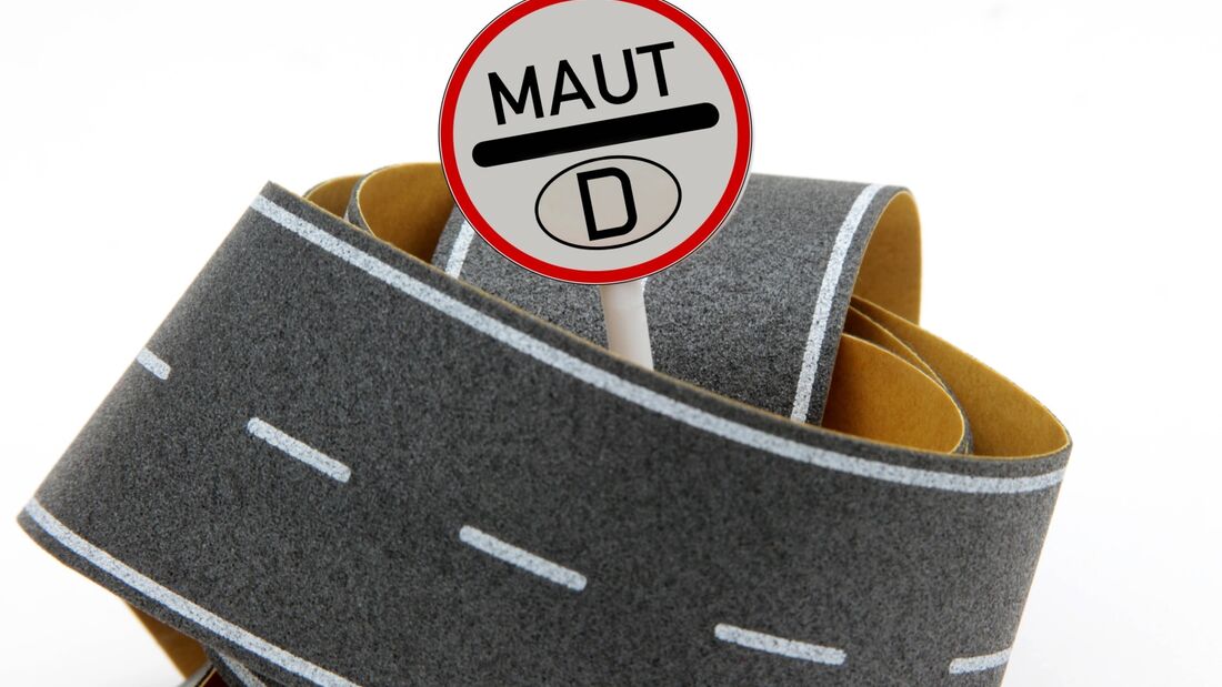 Symbolbild fuer die anhaltende Diskussion ueber die Maut Einfuehrung und deren Rentabilitaet in Deut