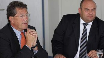 TIP Services Mitteleuropa-Chef Wolfgang Kuchenbuch (rechts) und Ralph Sauer