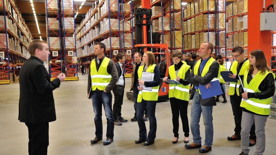 Tag der Logistik, Lagerhalle