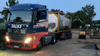 Talke startet Trinkwassertransport in Katastrophengebiet