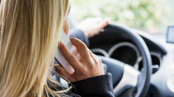 Telefonieren, Steuer, Fahren, Ablenkung