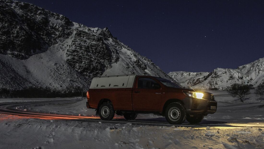 Toyota Hilux Single Cab 2.4 D-4D Dauertest Reise Nordkap
