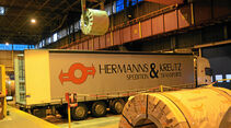 Transport von Stahlcoils, Spedition Hermanns & Kreutz