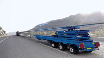 Transport von Windkraftanlagen
