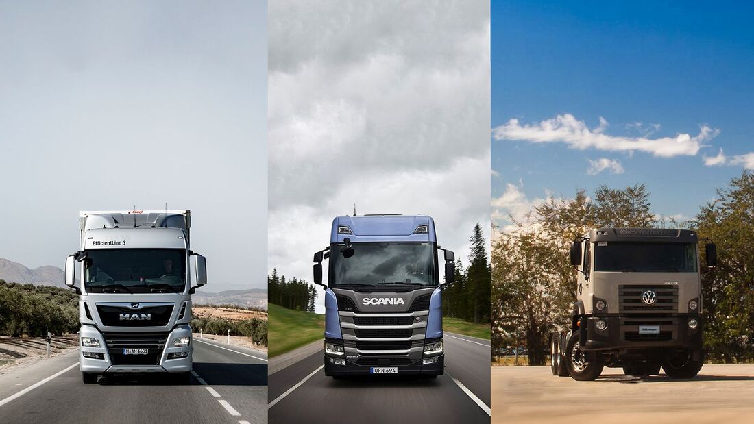 Traton, MAN, Scania und Volkswagen Caminhões e Ônibus, Lkw, Bus