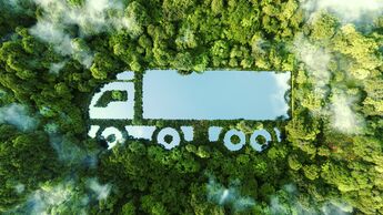 Trucks, Wasserstoff, electric, Urwald, Transport, Kohlendioxyd, Regenwald, Gewächshaus, Technologie, Wasser, Wald, Natur, Teich, Lieferung, sauber, Brennstoff, Brennstoffzelle, Hybrid, umweltfreundlich, Klima, Abfall, Null, Emmission, Eco, Logistik, Industrie, Nachhaltigkeit,, nachhaltig, Fracht, kommerzielle, Frachtgut, Kfz, Gas, Geweerblich, Laster, Anhänger, Verkehr