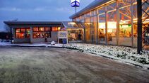 Truckstop, Autohof Salzbergen, A30, Außenansicht