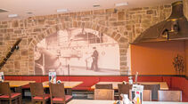 Truckstop, Euro-Rastpark Regensburg Ost, Historische Motive, Restaurant