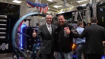 US-Botschafter Murphy, Barkanowitz, IAA 2012, American Trucks Stand