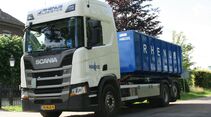 Übersicht über Lkw mit alternativen Antrieben bei Rhenus.