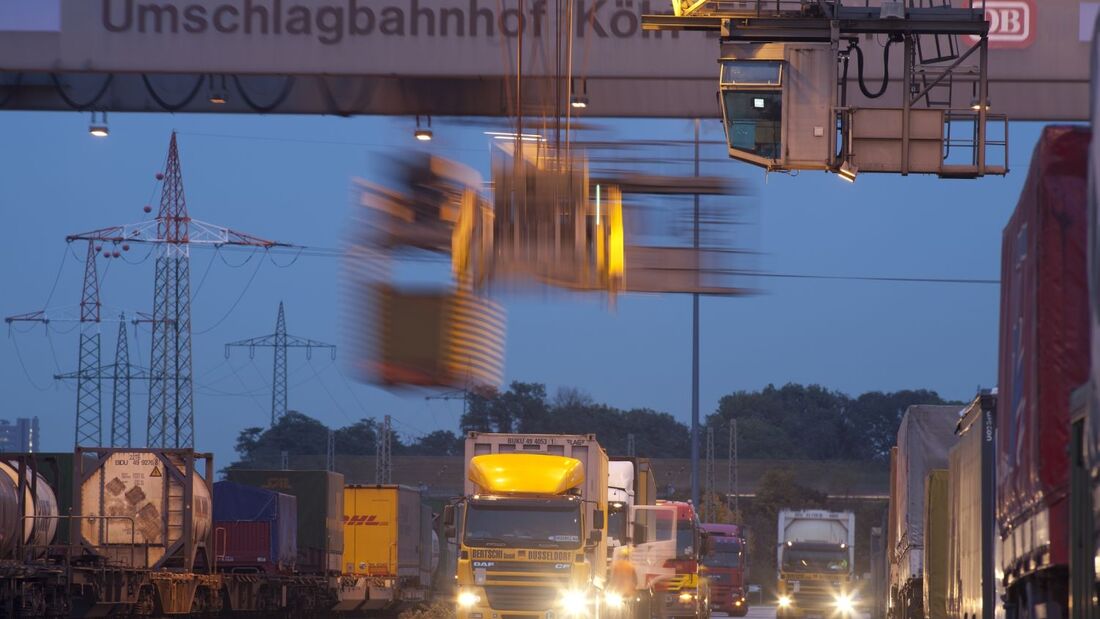 Umschlagbahnhof, Terminal, Köln-Eifeltor, Kombiverkehr