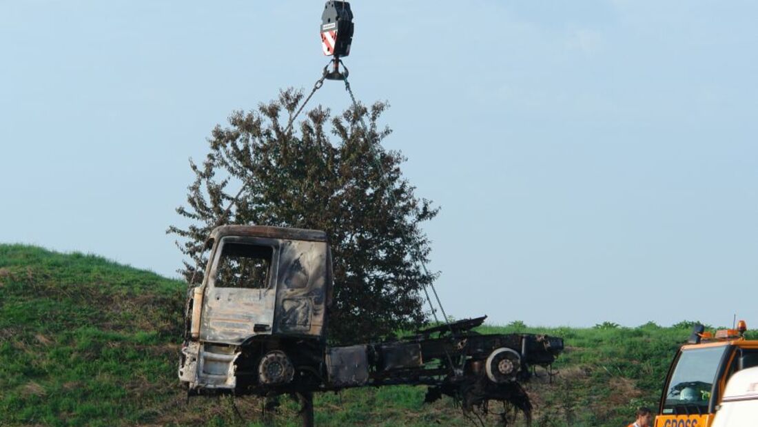 Unfall, A8, 2011, August