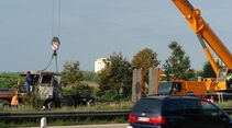 Unfall, A8, 2011, August