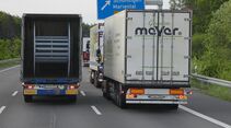 Unfall Unfälle Auffahr Stau Stauende Überholverbot überholen Autobahn gefährlich Lkw-Unfall Übermüdung 