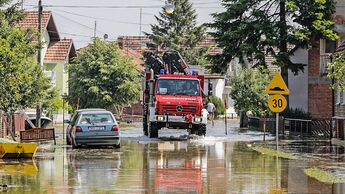 Unimog U 5000, Bosnien, Katastrophenhilfe, 2014
