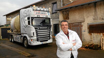 Unterwegs mit Wechselsilos, Scania, Krotten