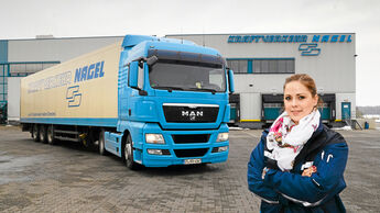 Unterwegs mit dem Kühlzug, MAN, Kraftverkehr Nagel