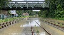 Unwetterschäden an der Bahninfrastruktur