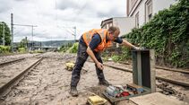 Unwetterschäden an der Bahninfrastruktur