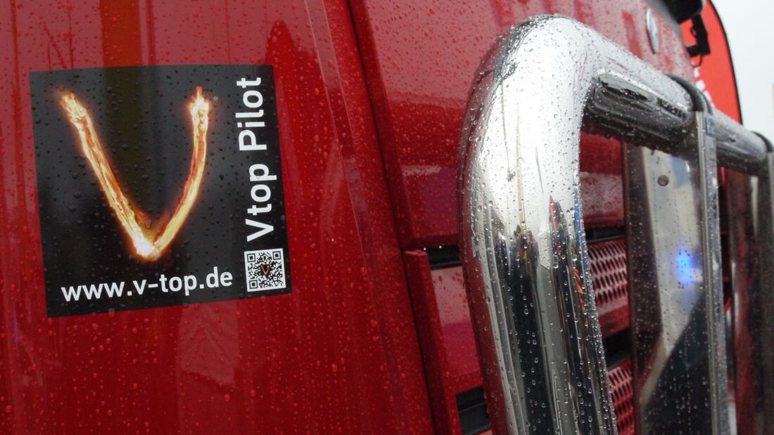 V-Top die Imagekampagne für Lkw-Fahrer ruft zur Mitarbreit auf.