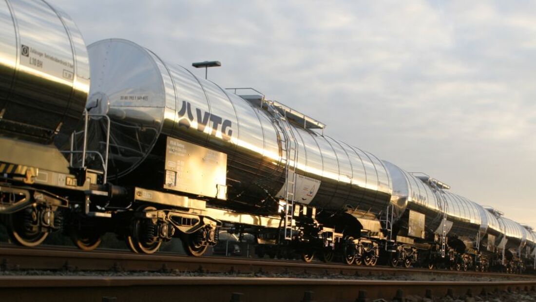 VTG, Tankcontainer, Güterzug, Schienenlogistik