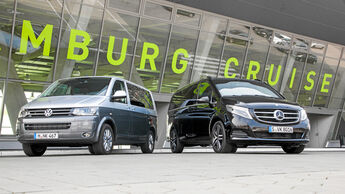 VW Multivan gegen Mercedes V-Klasse