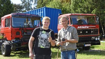 Vater und Sohn Oldie Story Stiefs Spedition