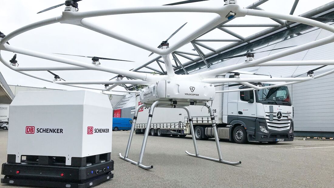 Velodrone von Velocopter bei DB Schenker