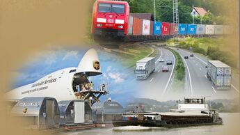 Verkehrsträger, Bahn, Straße, Schiene, Luft, Wasser
