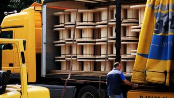 Verladen von Kabeltrommeln, HPE