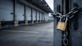 Verladerampe geschlossen