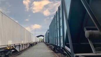 Verladung am Eurobridge Intermodal Terminal