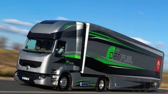 Versuchs-Lkw verbraucht weniger