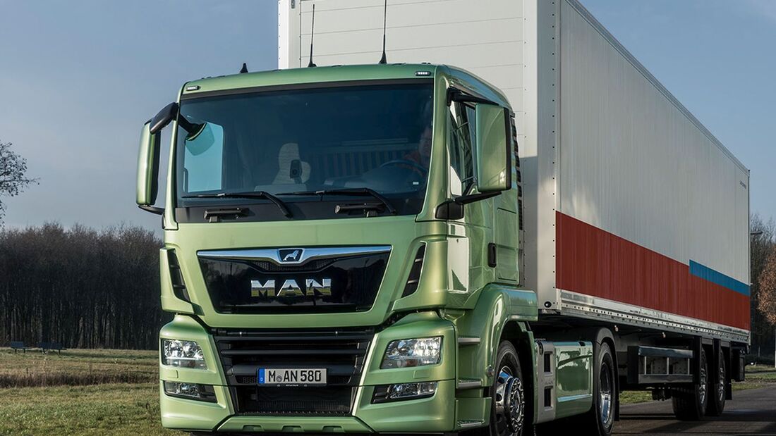 Verteiler-E-Lkw von MAN