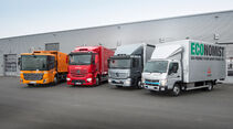 Verteiler-Lkw von Mercedes, Flotte