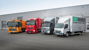 Verteiler-Lkw von Mercedes, Flotte