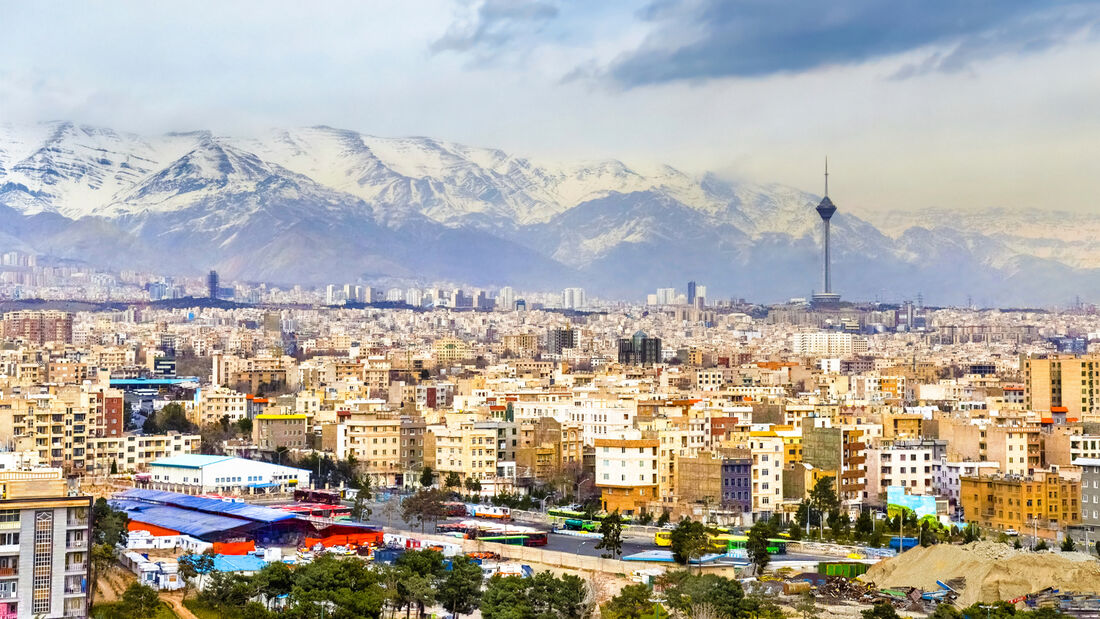 View of Tehran from the Azadi Tower