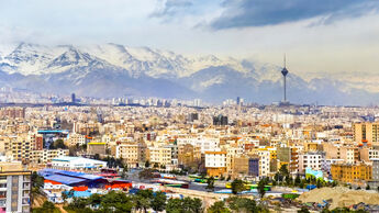 View of Tehran from the Azadi Tower