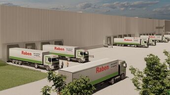 Visualisierung des Erweiterungsbaus des Raben Group in Reichenbach