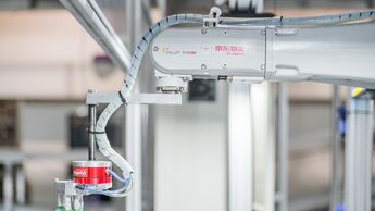 Vollautomatisches Warehouse des chinesischen Onlinehändlers JD.com
