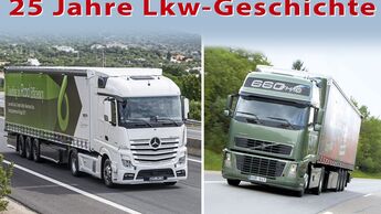 Volvo 1992, Daimler 2017, 25 Jahre Lkw