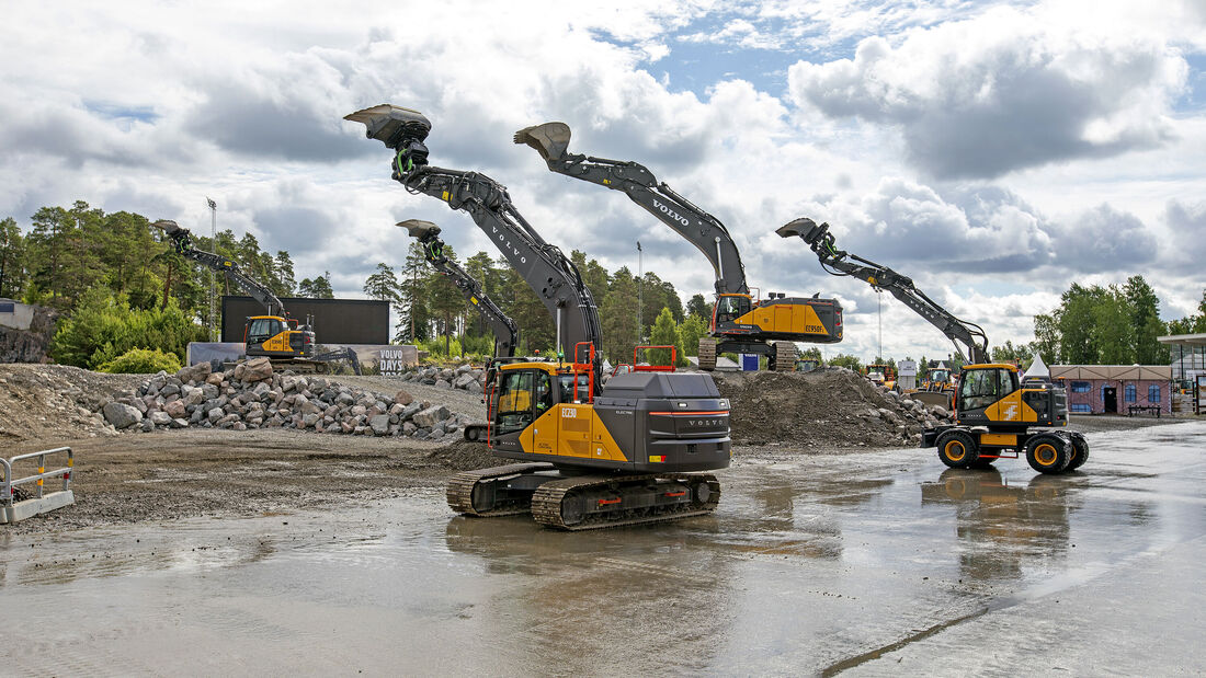 Volvo CE Bau-Lkw Baumaschinen Bagger Radlader Dumper Event 2026