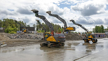 Volvo CE Bau-Lkw Baumaschinen Bagger Radlader Dumper Event 2026