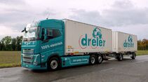 Volvo FH Electric 6x2  beim Logistikdienstleister Dreier