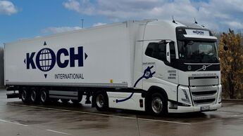 Volvo FH electric im Einsatz bei Koch International