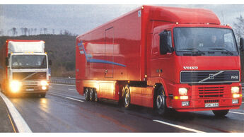 Volvo FH12 im Vergleich mit Vorgänger Volvo F12, FF 2/1994, Oldtimer FF 2-3/2024
