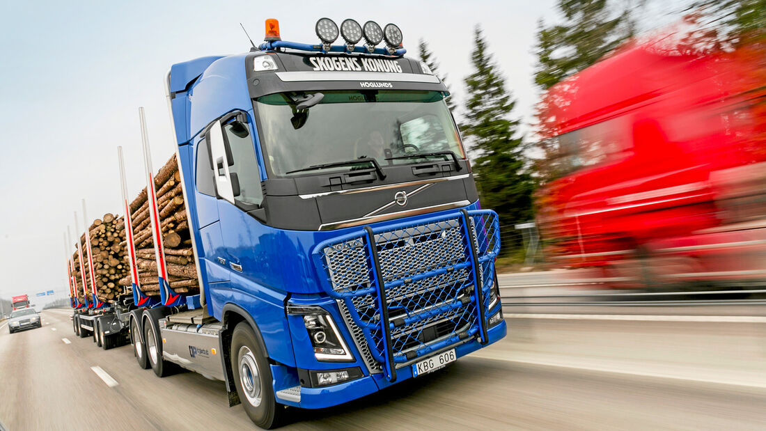 Volvo FH16-750 6x4, Fahrbericht, Fuhre Holz